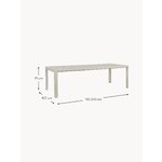 Extendable Garden Table Kiplin (Bizzotto) 180x100