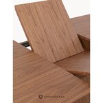 Rudas išskleidžiamas valgomojo stalas Benvenuto (Kare Design) 200-250x110