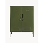 Green metal cabinet midi (mustard made) whole