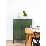 Green metal cabinet midi (mustard made) whole