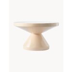 Beige round coffee table zig zag (pols potten) whole