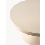 Beige round coffee table zig zag (pols potten) whole