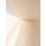 Beige round coffee table zig zag (pols potten) whole