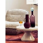 Beige round coffee table zig zag (pols potten) whole