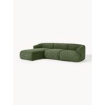 Green modular corner sofa (sofia)