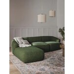 Green modular corner sofa (sofia)