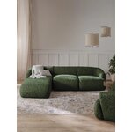 Green modular corner sofa (sofia)