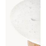 Round solid wood dining table (nelly)