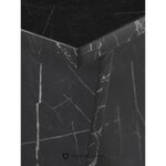 Black marble imitation desk (liam) defective