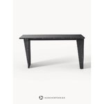 Black marble imitation desk (liam) defective