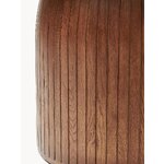 Round solid wood dining table (nelly)