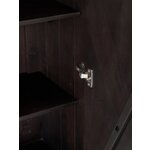 Dark brown solid wood low cabinet (harry)