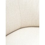 Kreminės baltos spalvos fotelis (sofa)