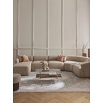Large beige modular corner sofa (sofia)