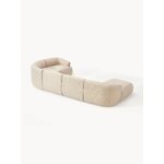 Large beige modular corner sofa (sofia)