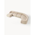 Large beige modular corner sofa (sofia)