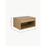 Prie sienos tvirtinamas naktinis staliukas Cholet (AC Design)