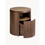 Brown Solid Wood Bedside Table Ginter (Angel Cerdá)