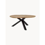 Brown round dining table (palmdale)