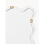 Wall mirror with light frame wave (ellos home)