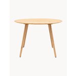 Light brown round dining table hatfield (gallery direct)d=110