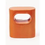 Orange oval coffee table space (hkliving)