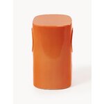 Orange oval coffee table space (hkliving)