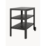 Black garden side table taormina (house nordic)