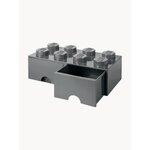 Dark gray toy box brick (lego)