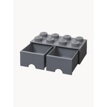 Dark gray toy box brick (lego)