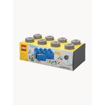 Dark gray toy box brick (lego)