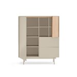 Beige korkea kaappi Otto (Teulat)