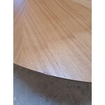 Brown Oval Solid Wood Dining Table Tallinn (Tomasucci) 190x110