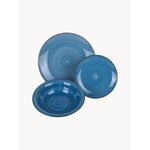 18 daļu trauku komplekts, okeāna attēls (villa d'este)