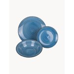 18 daļu trauku komplekts, okeāna attēls (villa d'este)