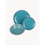 18 daļu trauku komplekts, okeāna attēls (villa d'este)