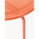 Oranž ovaalne aiasöögilaud (kumi)