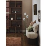 Silver design floor lamp (yasna)