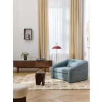 Tamsiai rudas televizoriaus staliuko kalara