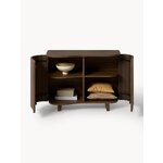 Brown solid wood chest of drawers (soley)