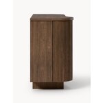 Brown solid wood chest of drawers (soley)