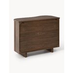 Brown solid wood chest of drawers (soley)