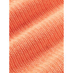 Orange Knitted Ruffled Pillowcase Pansy (WW) 50x50