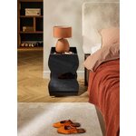 Black designer bedside table (emina)