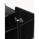 Black designer bedside table (emina)