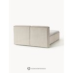 Beige samettinen sänky (lennon) 160x200