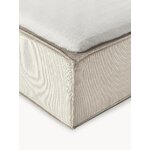 Beige velvet bed (lennon)160x200