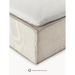 Beige samettinen sänky (lennon) 160x200