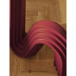 Raudona grindų lempa (luomo)