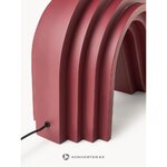 Raudona grindų lempa (luomo)